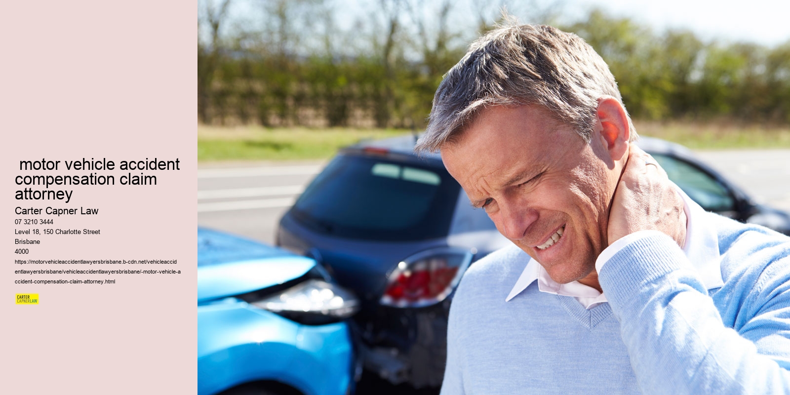  motor vehicle accident compensation claim attorney      